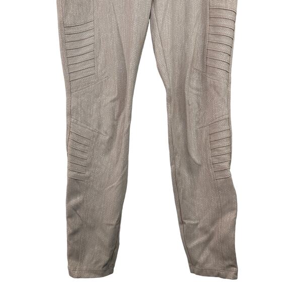 Athleta Delancey Textured Moto Tight Leggings Size Medium - Picture 9 of 9